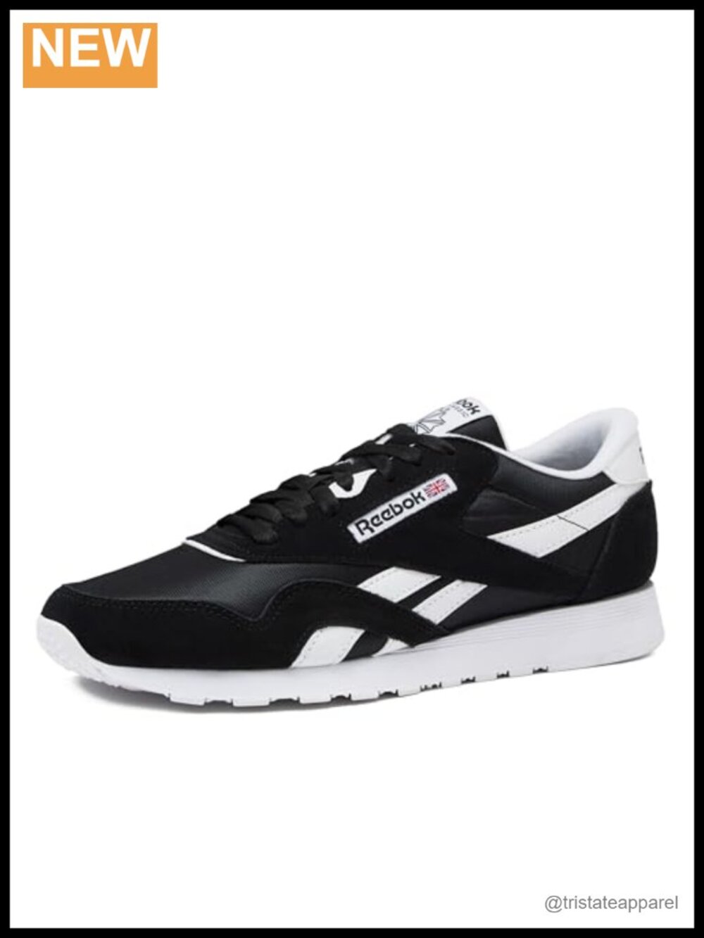 Reebok Classic Nylon Womens Sneakers Retro Casual Tennis Shoes Lace-Up